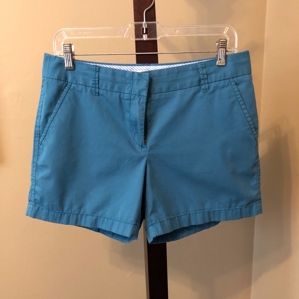 J. Crew Factory 5” chino short (teal) 6